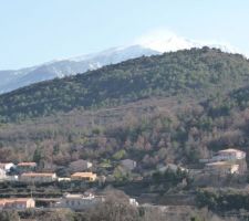 Vue vers le Sud du Canigou depuis notre terrain