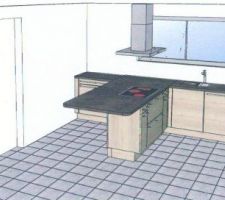 Cuisine - vue 3D