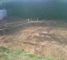 Le décapage des terres végétales pour préparation du Vide Sanitaire, en version panorama !