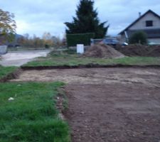 Terrassement en novembre 2011
