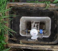 Pose compteur d'eau