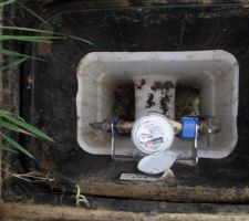 Pose compteur d'eau