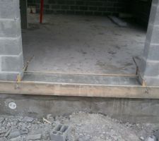 Seuil de porte-fenêtre maison B