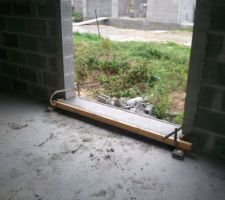 Seuil de porte-fenêtre maison B