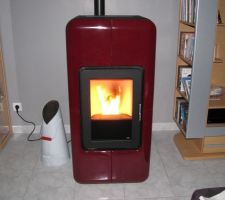 1 ère mise en route du poêle !