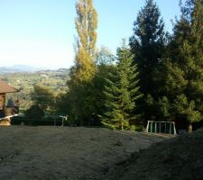 Juste pour le plaisir...La vue depuis notre future terrasse...