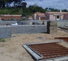 Suite de l'&eacute;l&eacute;vation du vide sanitaire