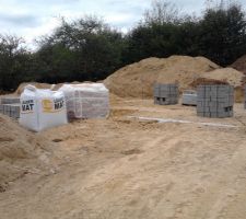Livraison faîtes en avant le chantier!