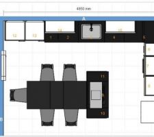 Plan de la cuisine