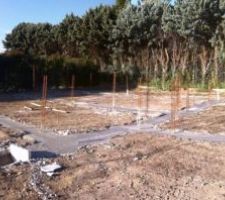 Fondations coul&eacute;es 
Vue d'ensemble