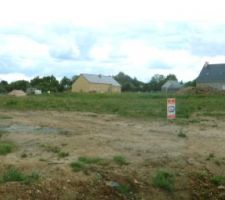 Terrain nu avant le terrassement