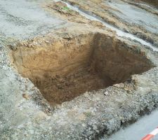 Future fosse dans le garage