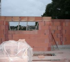 Fa&ccedil;ade nord, &eacute;tage.