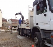 Dépose des longrines
