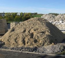 Arrivée du sable le 14/10/11 après-midi