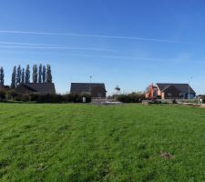 La vue qu'on aura du fond de notre jardin