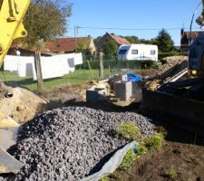 Mise en place du puis de perte