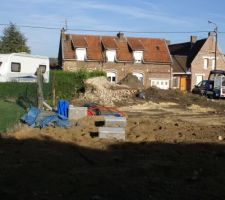 Cuve , filtre et puis de perte installé