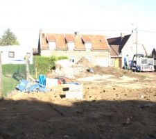 Cuve, filtre et puie installé