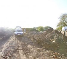 Afin le terrain est accessible en voiture