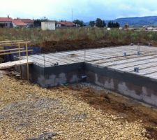 Préparation de la dalle