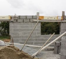 Pose des coffrets roulants &agrave; l'&eacute;tage