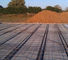 Ferraillage au niveau du garage