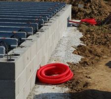 Janolènes pour alimentation électrique future du jardin
