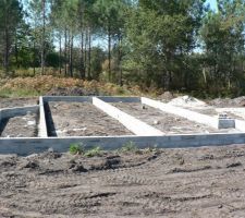 On voit la forme de la maison