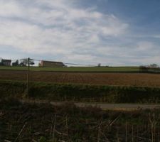 Vue depuis le terrain