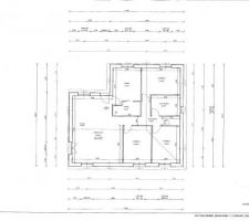 Plan maison retravaillé, à finaliser sur les ouvrants et manque les retours de cloisons