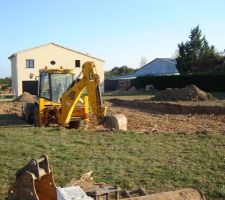 La forme de la maison commence à prendre forme