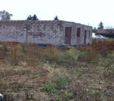 Vue de derri&egrave;re du rdc termin&eacute;