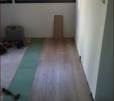 Choix différent pour la mezzanine, plus résistant...