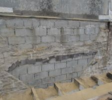 Le mur du voisin posé ou monté vraiment a l'arrache il faut le dire !