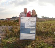 Pose du panneau d ouverture de chantier dimanche 16/10/2011