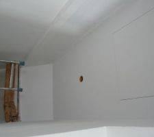 Peinture plafond escalier