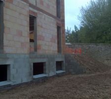 Remblais/talus terrasse piscine