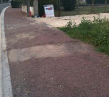 Raccordement réseau eau potable et assainissement - Marquages au sol