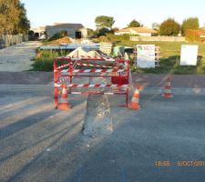 Travaux de raccordement au réseau d'eau potable et d'assainissement
