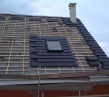Le velux et la cheminée