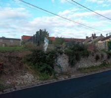 Terrain vue de la route