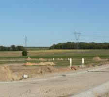 Trottoirs en pr&eacute;paration