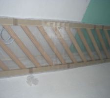 La rampe de notre escalier (pas encore pos&eacute;)