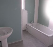 Salle de bain, finition termine