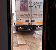 La livraison de mon escalier SMT...