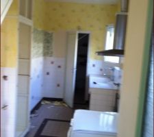 La cuisine d'origine. Style assez "particulier"