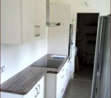 Vue de coté de la cuisine