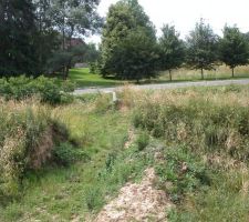 La veille du terrassement, coté sud
