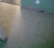 Carrelage de la salle de douche